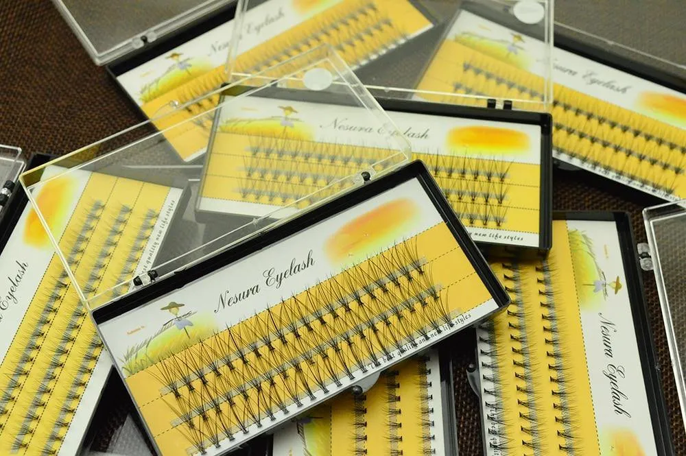 Professional Makeup Individual Cluster Eye Lashes,60pcs