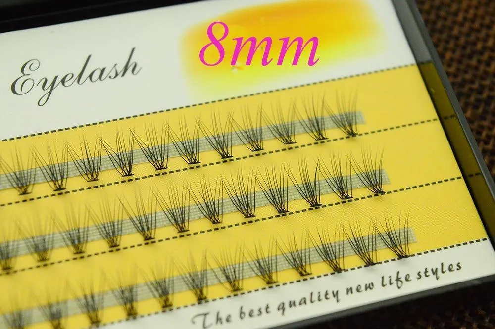 Professional Makeup Individual Cluster Eye Lashes,60pcs