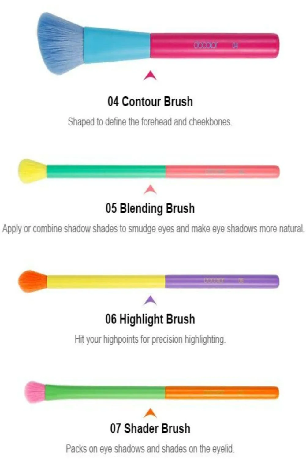 Professional Powder Foundation Eyeshadow Makeup Brush set - 15 Pcs