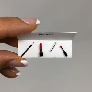Red Lipstick Dollhouse Makeup