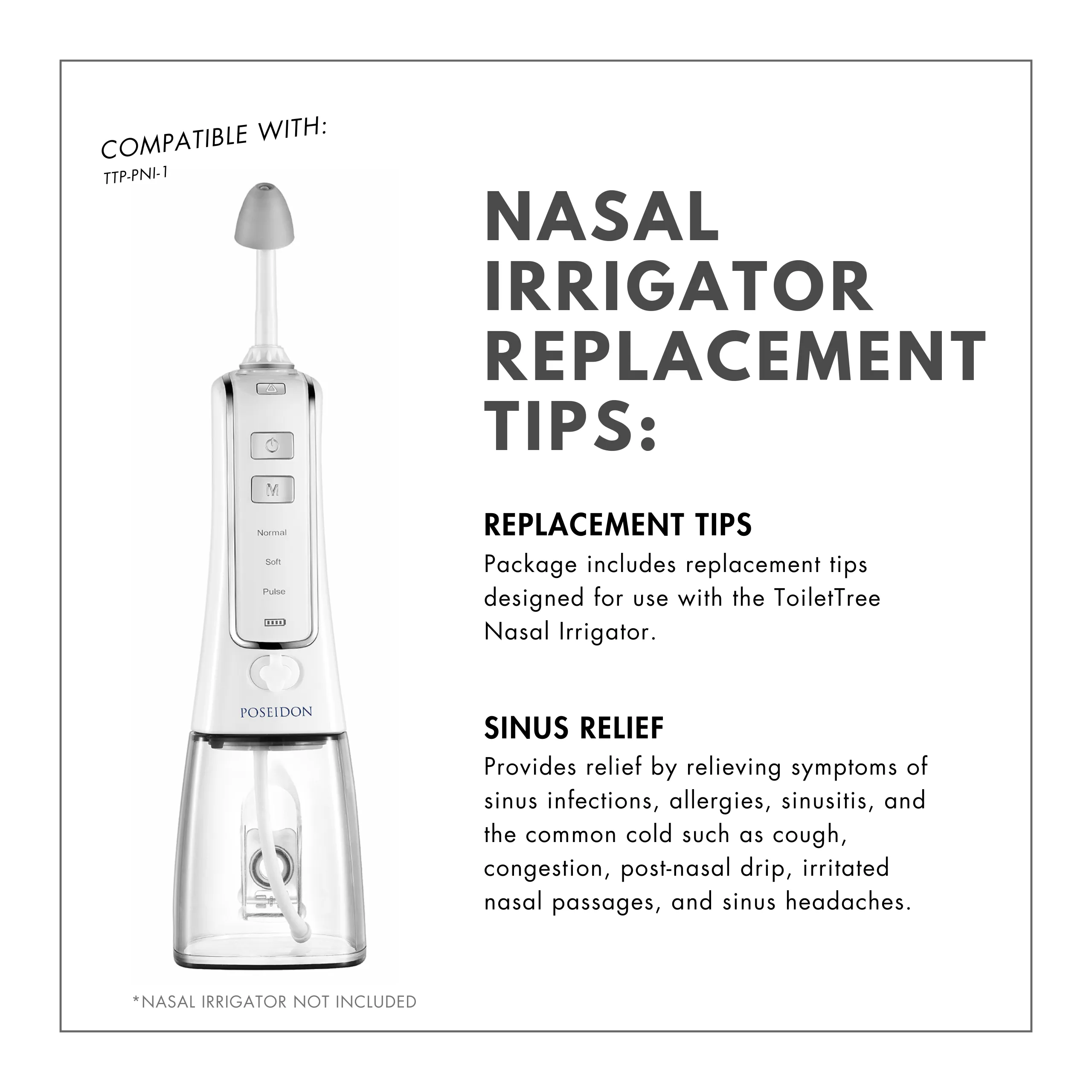 Replacement Nozzles for Nasal Irrigator