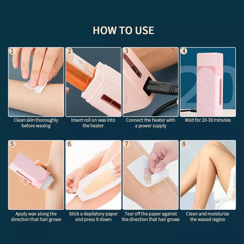 Roll on Wax Heater Hair Removal