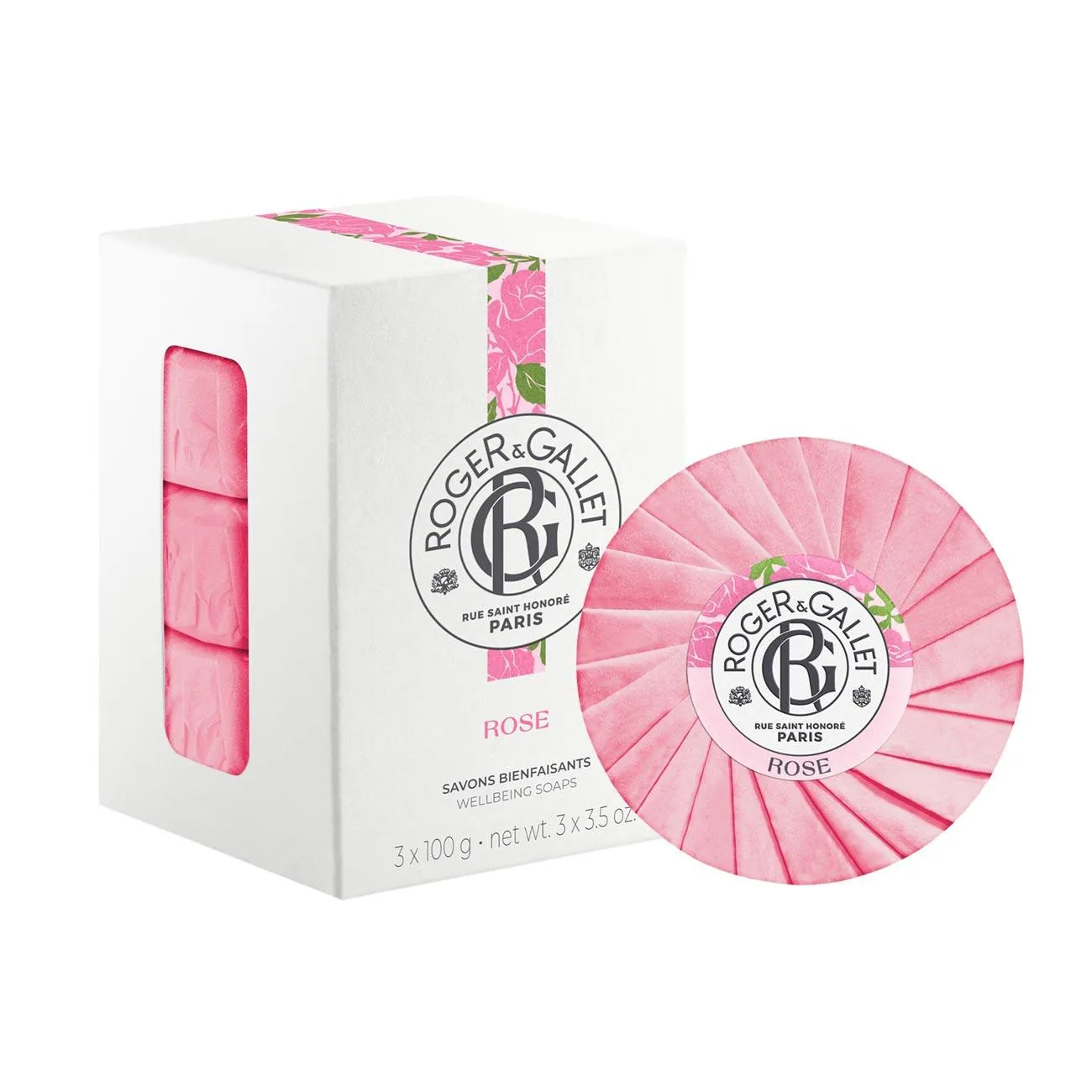 Rose Wellbeing Soaps Set