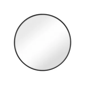 Round Wall Mirror with Metal Frame