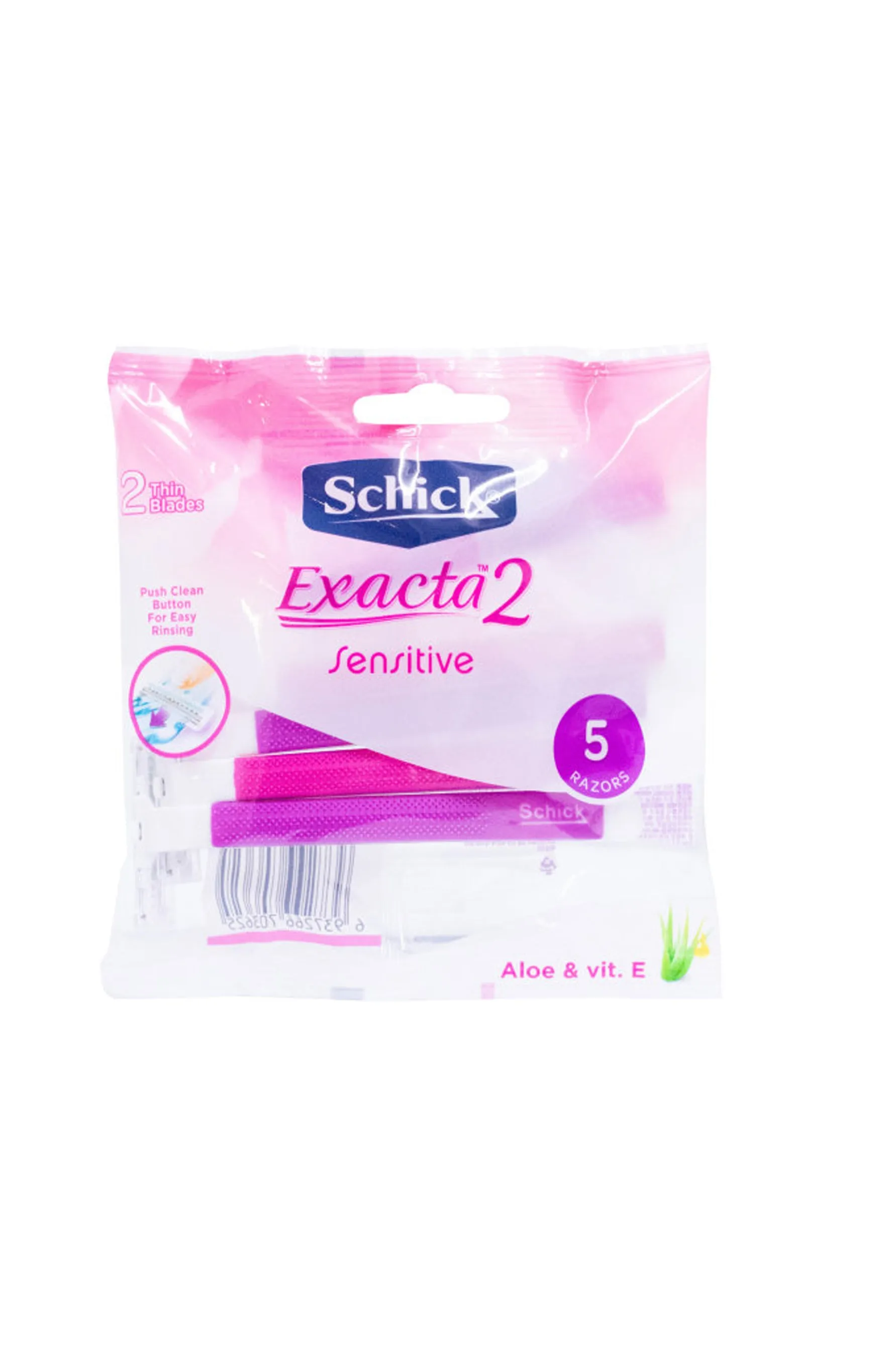 SCHICK Exacta Disposable Shavers Womens 5 Pack