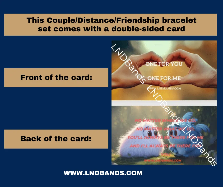 SET of 2 Matching Couple Friendship Partner Distance Adjustable Bracelets, Anniversary gifts for boyfriend husband girlfriend, love gift