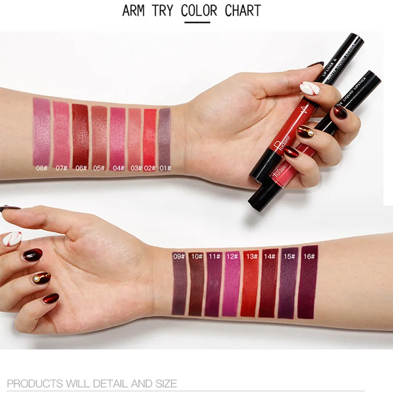 Sexy Lips Matte Velvet Liquid Lipstick Pencil Lipgloss