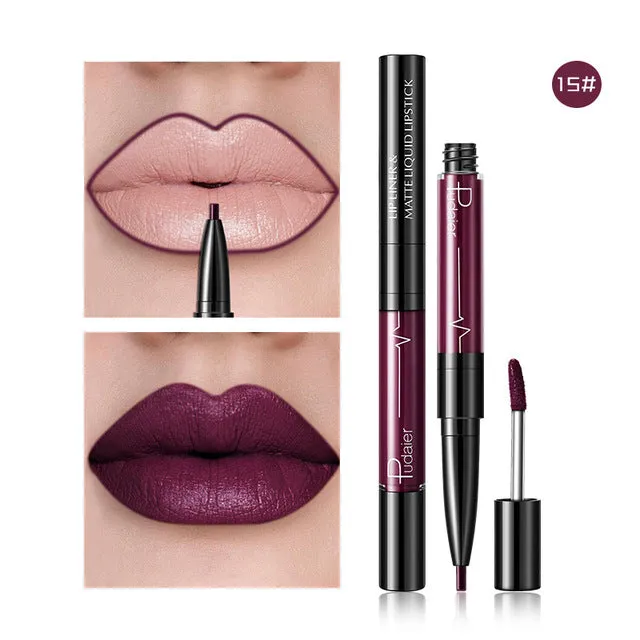 Sexy Lips Matte Velvet Liquid Lipstick Pencil Lipgloss