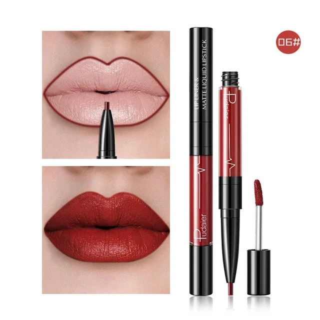 Sexy Lips Matte Velvet Liquid Lipstick Pencil Lipgloss