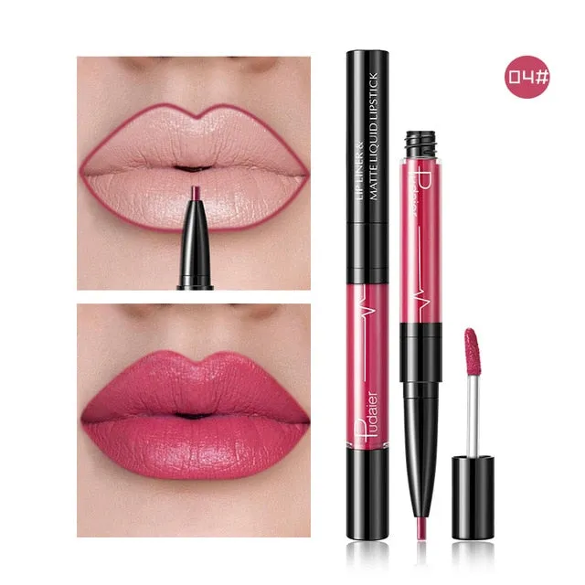 Sexy Lips Matte Velvet Liquid Lipstick Pencil Lipgloss