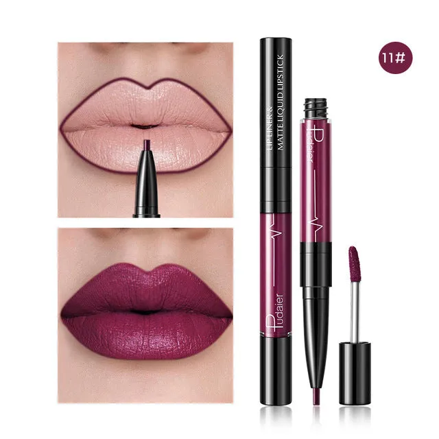 Sexy Lips Matte Velvet Liquid Lipstick Pencil Lipgloss