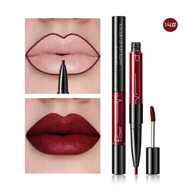 Sexy Lips Matte Velvet Liquid Lipstick Pencil Lipgloss