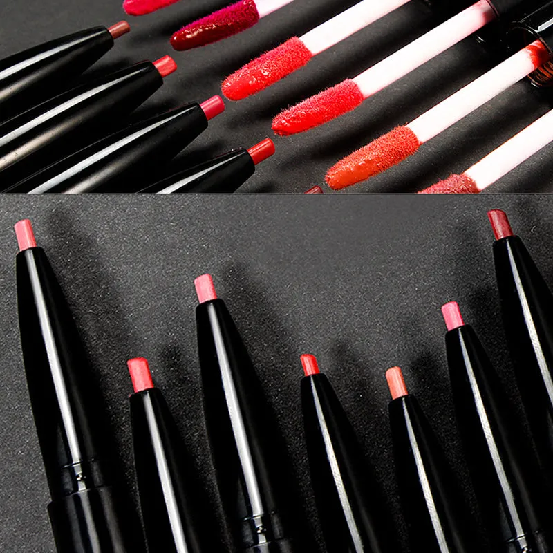 Sexy Lips Matte Velvet Liquid Lipstick Pencil Lipgloss