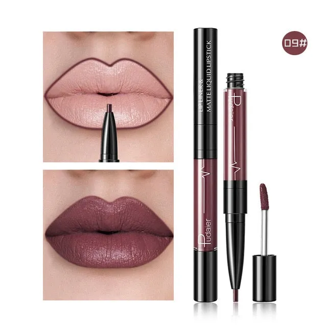 Sexy Lips Matte Velvet Liquid Lipstick Pencil Lipgloss
