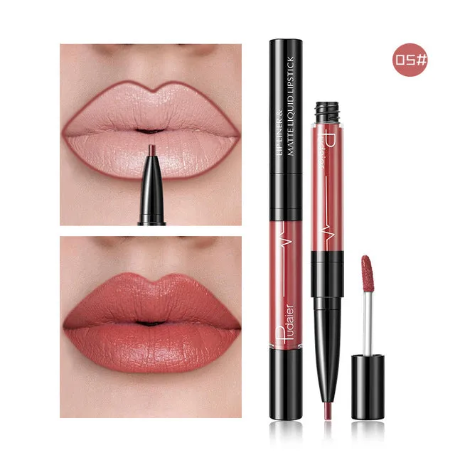 Sexy Lips Matte Velvet Liquid Lipstick Pencil Lipgloss