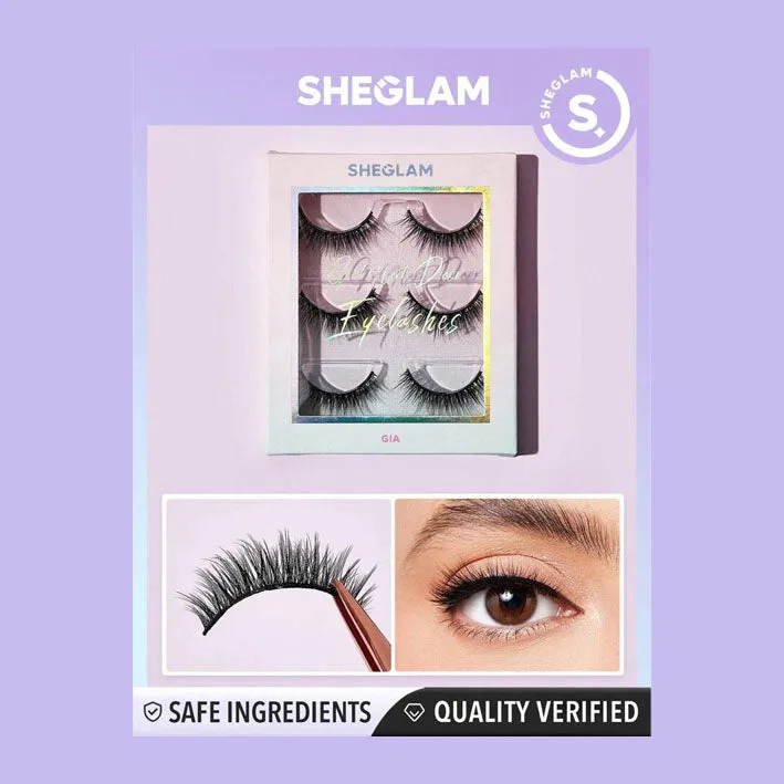 Sheglam  Natural False Eyelashes 3 Pairs