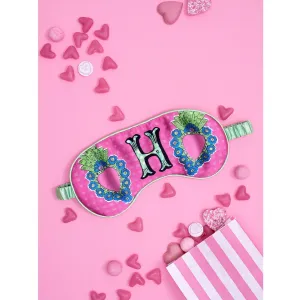 Silk Eye Mask / "H for Hearts"