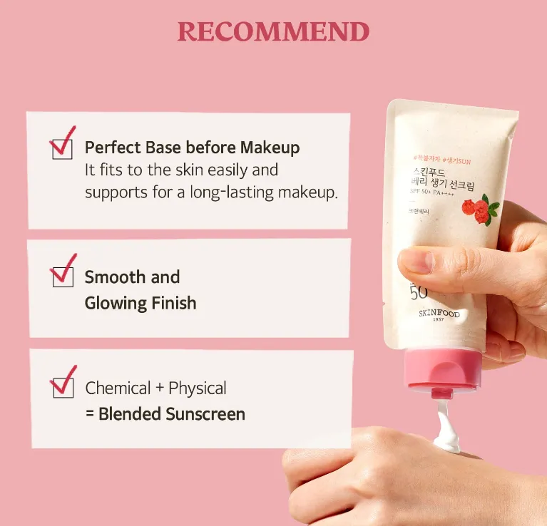SKINFOOD Soothing Mini Vegan Sun Cream SPF 50  PA     Sunscreen Zinc