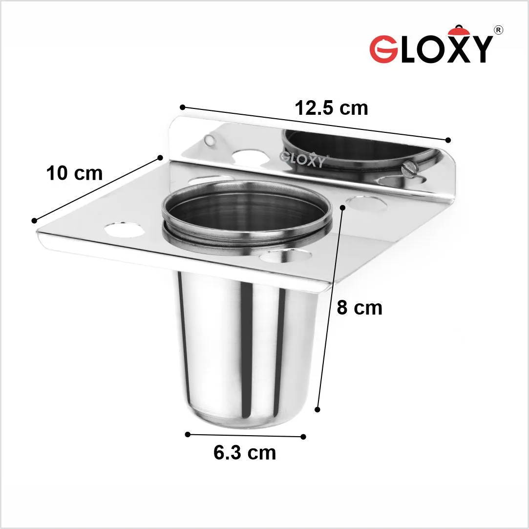 Stainless Steel Toothbrush Holder- by GLOXY®