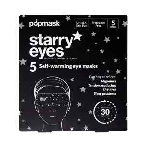 Starry Eyes Self-Heating Eye Masks – 5 Pack | Relax & Unwind for Better Sleep
