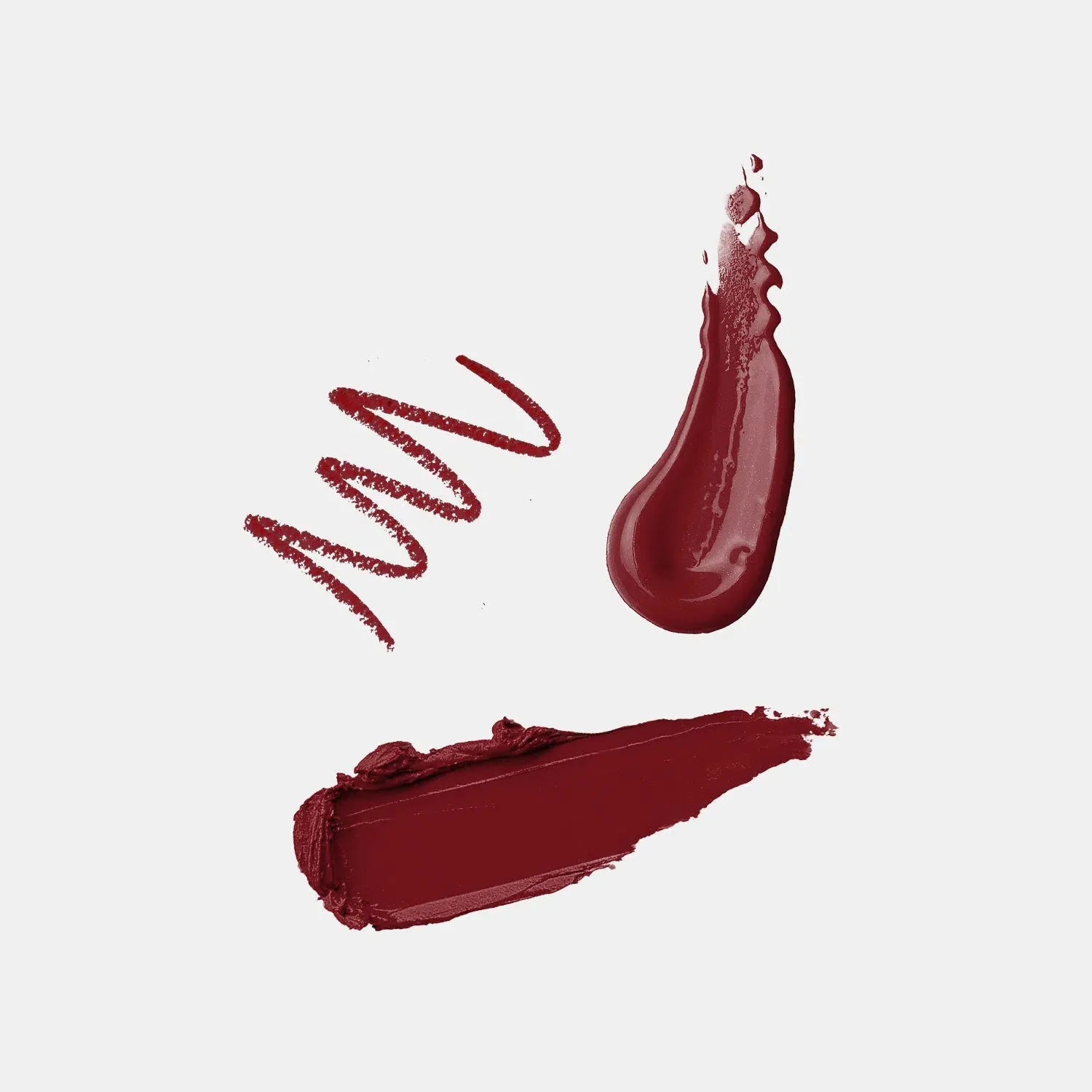 Starry Night - 3Pcs Lip Kit, Lip Gloss, Lipstick & Lipliner Kit - Maroon