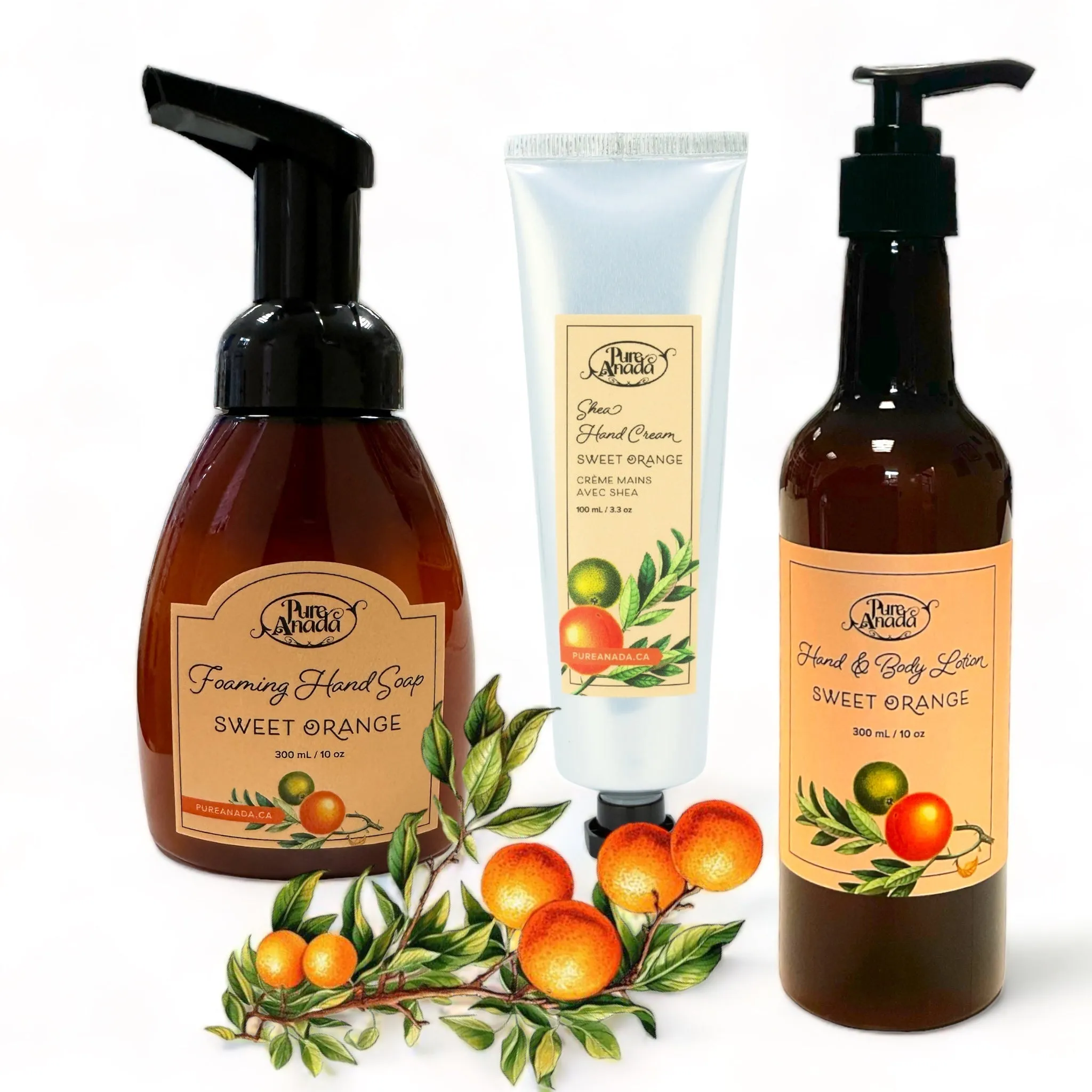 Sweet Orange Natural Foaming Hand Soap - Pure Anada 300ml