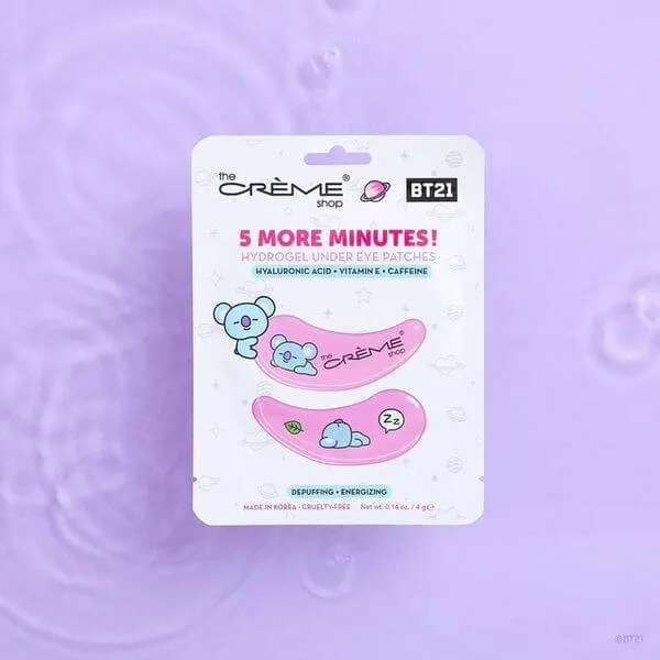 The Creme Shop “5 More Minutes!” KOYA Hydrogel Under Eye Patches | Depuffing & Energizing