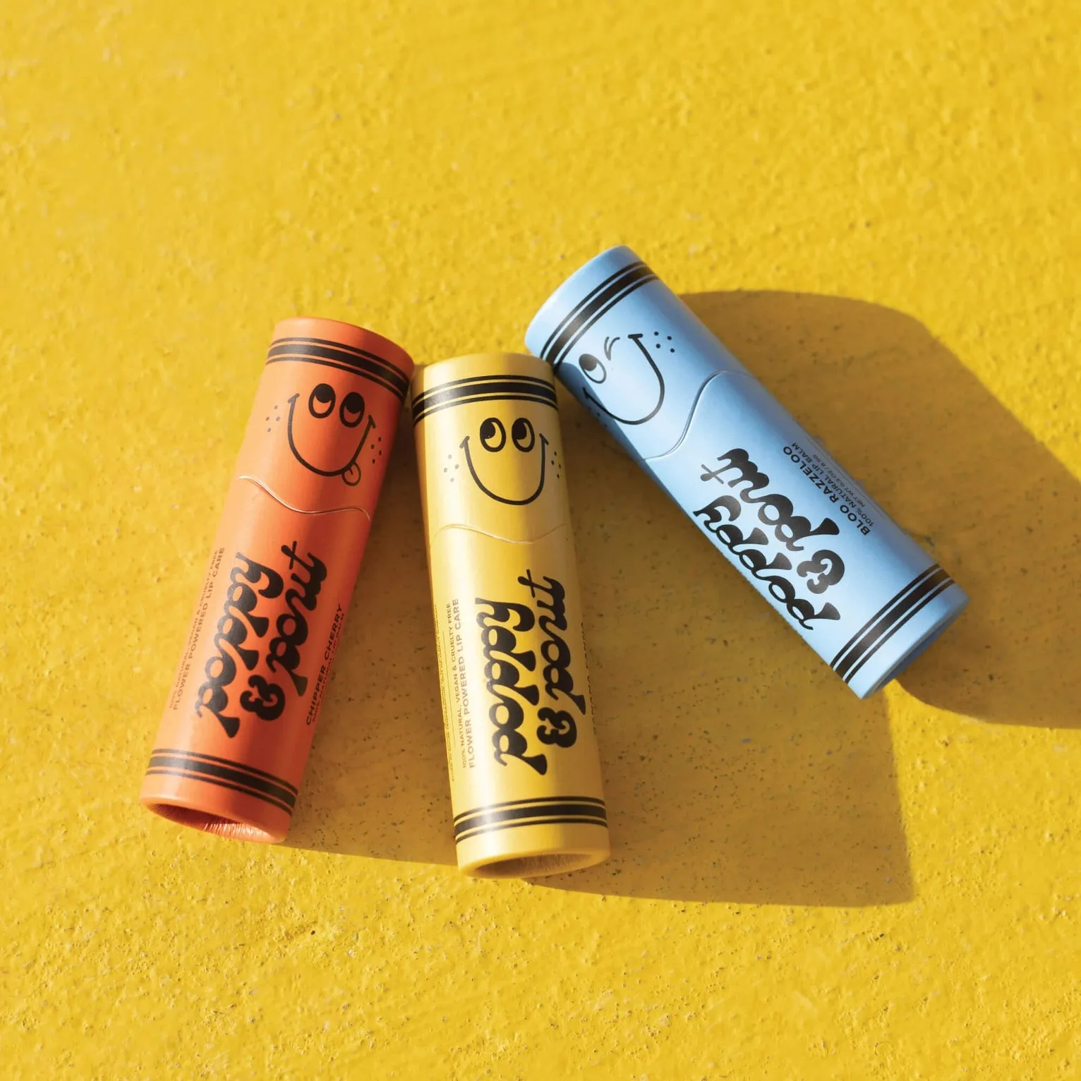 The Poppy & Pout Lip Balm - Lil' Poppies - Banana Fanna