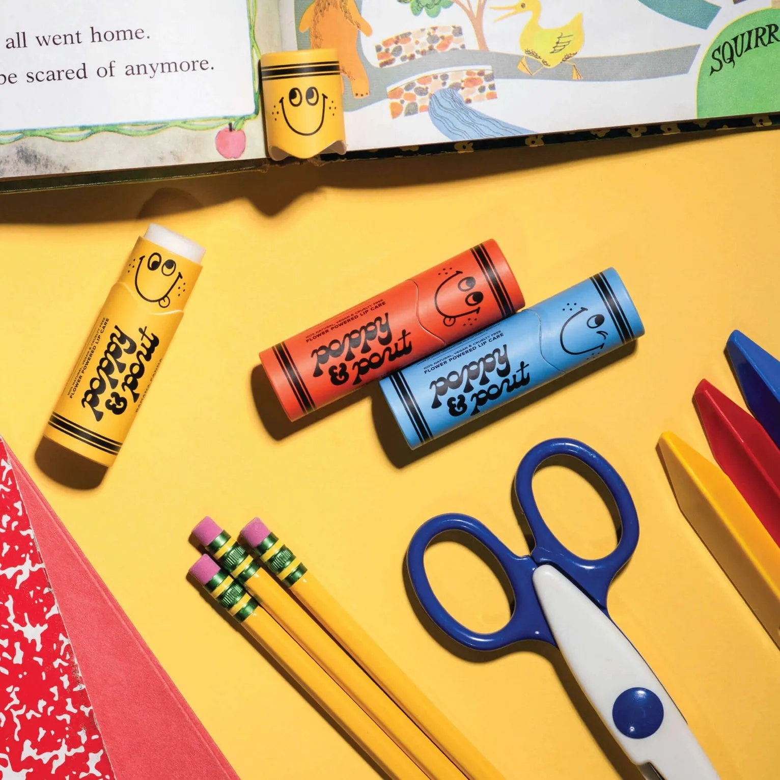 The Poppy & Pout Lip Balm - Lil' Poppies - Banana Fanna