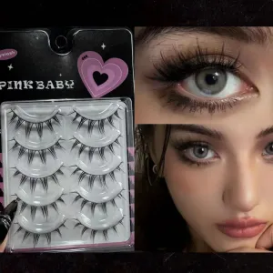 thick natural false eyelashes MK111