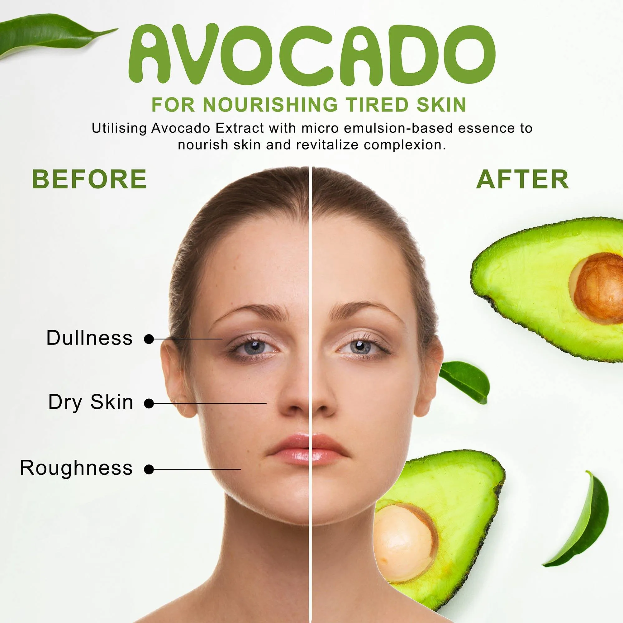 TONYMOLY I'm Avocado Sheet Mask 10 Pack Bundle -Nutrition-Face Mask | Korean Skin Care