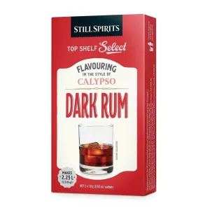 Top Shelf Select Rum Calypso Dark Rum Essence (2 x 1.125L Sachets)