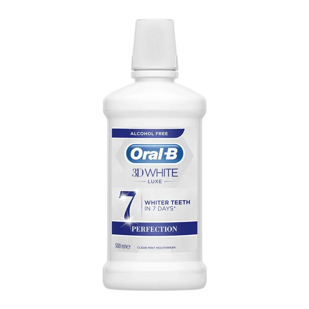 Transform Your Smile with Oral-B 3D White Luxe Perfection Mouthwash