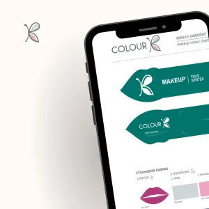 TRUE / COOL Winter Makeup DIGITAL colour palette