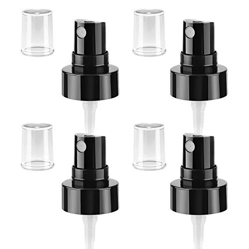 ULG Amber Fine Mist Sprayer Bottles Pump Pack of 4