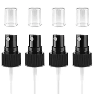 ULG Amber Fine Mist Sprayer Bottles Pump Pack of 4