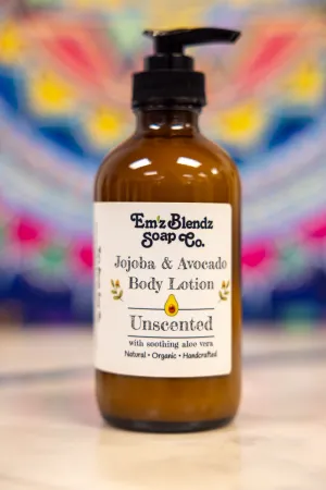 Unscented | Jojoba & Avocado Body Lotion | Daily Hydration