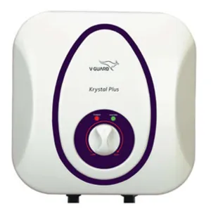 V-Guard Krystal Plus Electric Storage Water Heater 6 Litre 2000W White