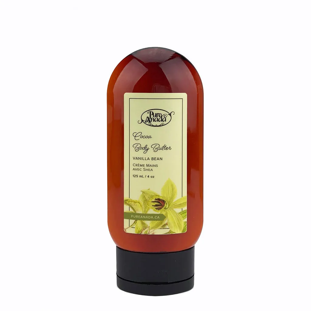Vanilla Bean Natural Cocoa Body Butter 125ml - Pure Anada
