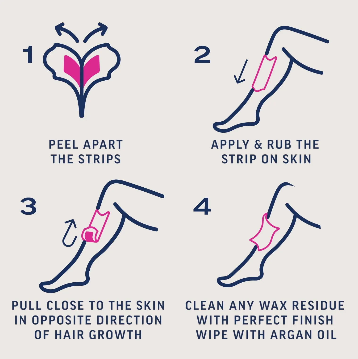 Veet Expert Wax Strips Legs & Body x 40