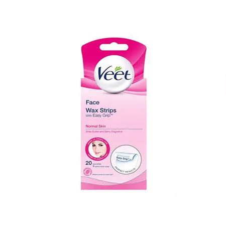 Veet Face Wax Strips - Normal Skin (20 Pack)