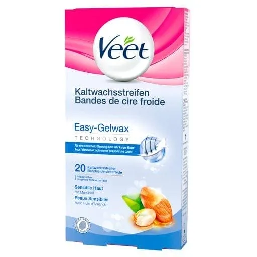 VEET hair removal strips sensitive