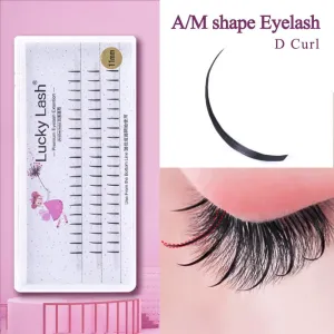 VenusFox Hot A/M Shape Fairy Angel Eyelash D Curl, Individual False Mink Magic Eyelash, AA shape lash extension Cilia lash