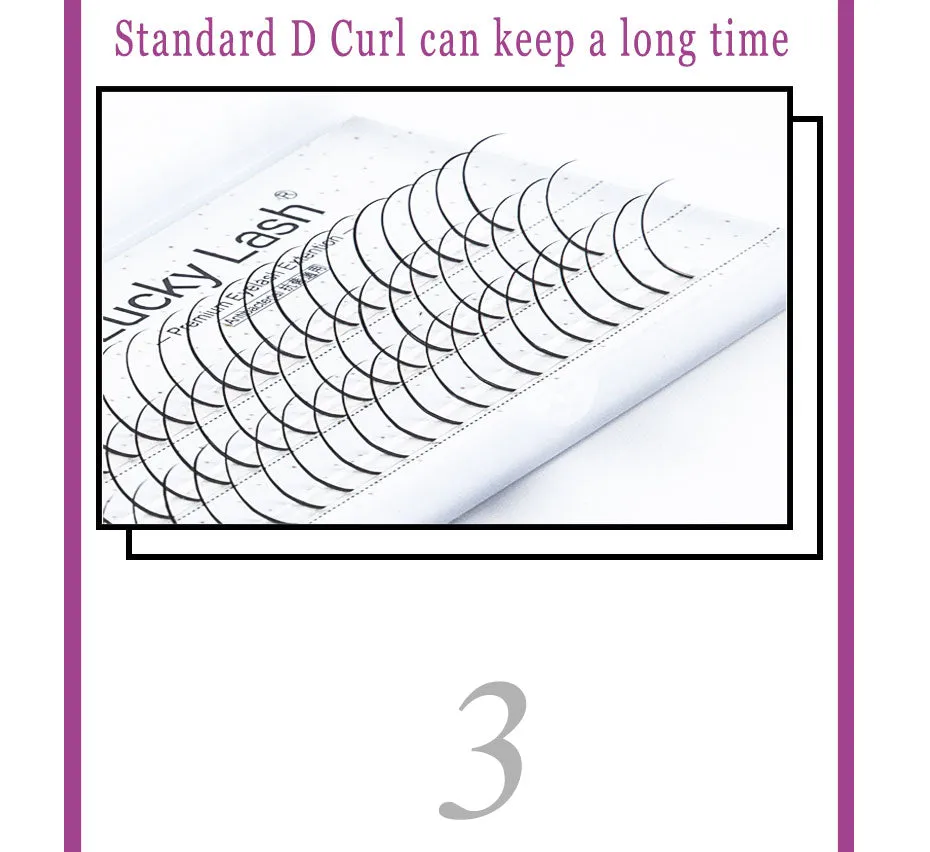 VenusFox Hot A/M Shape Fairy Angel Eyelash D Curl, Individual False Mink Magic Eyelash, AA shape lash extension Cilia lash