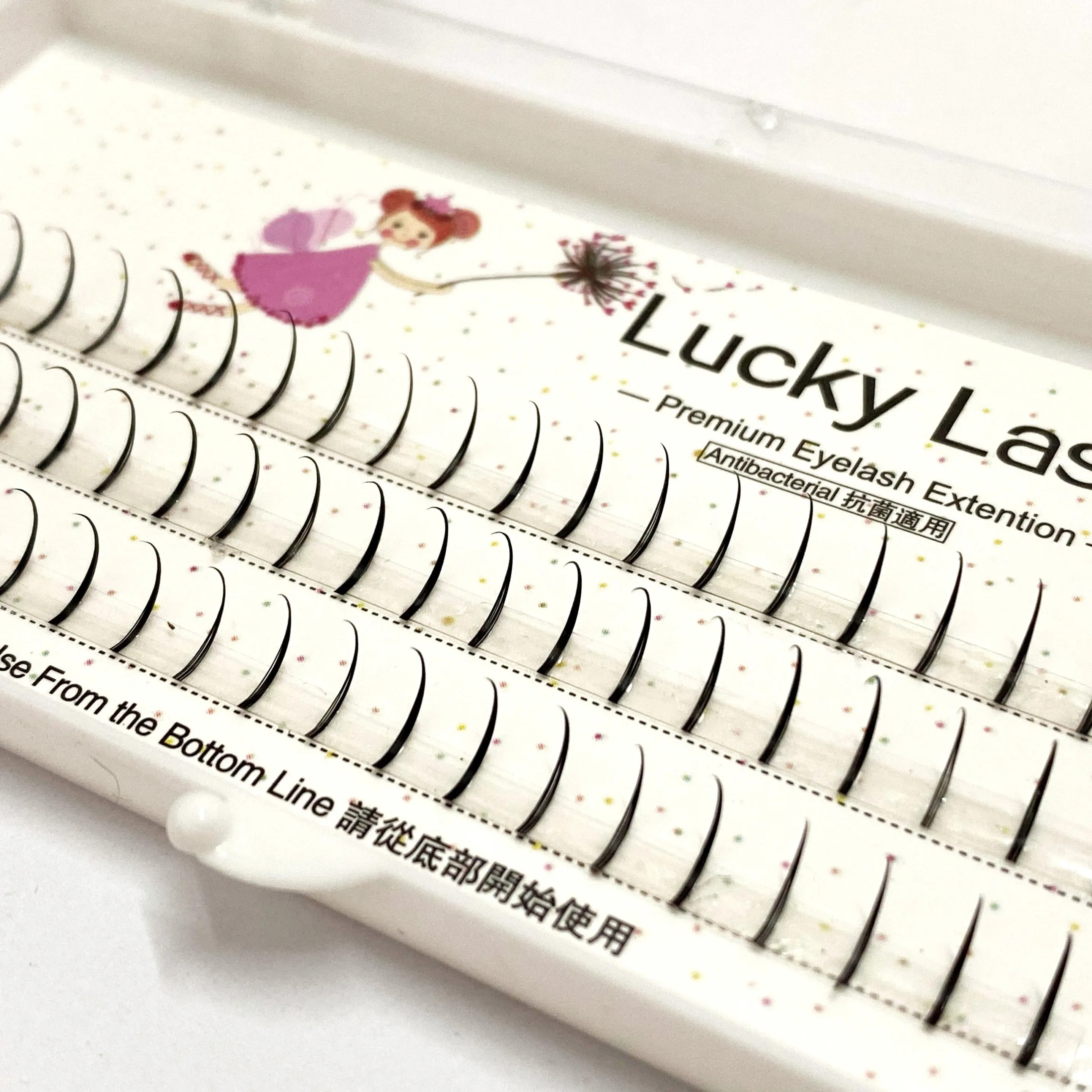 VenusFox Hot A/M Shape Fairy Angel Eyelash D Curl, Individual False Mink Magic Eyelash, AA shape lash extension Cilia lash