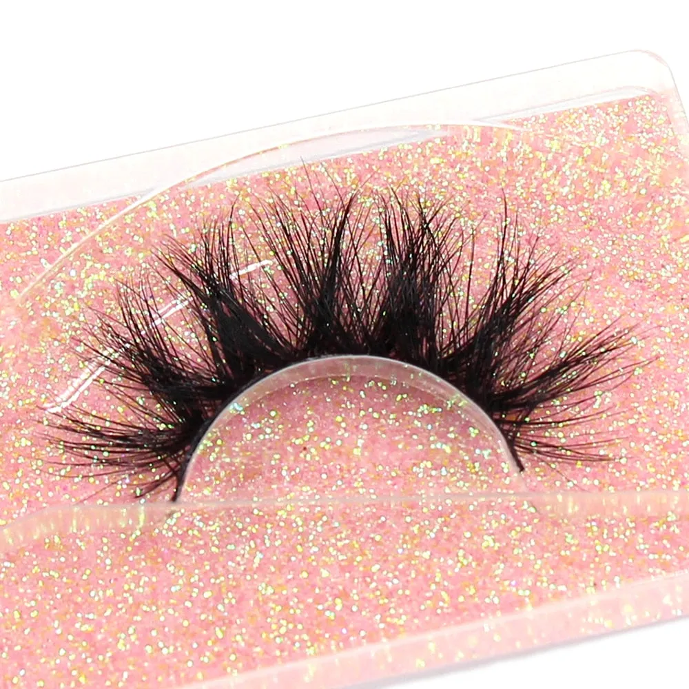 VenusFox Makeup Eyelashes 3D Mink Lashes Fluffy Soft Wispy Natural Cross Eyelash Extension Reusable Lashes Mink False Eyelashes