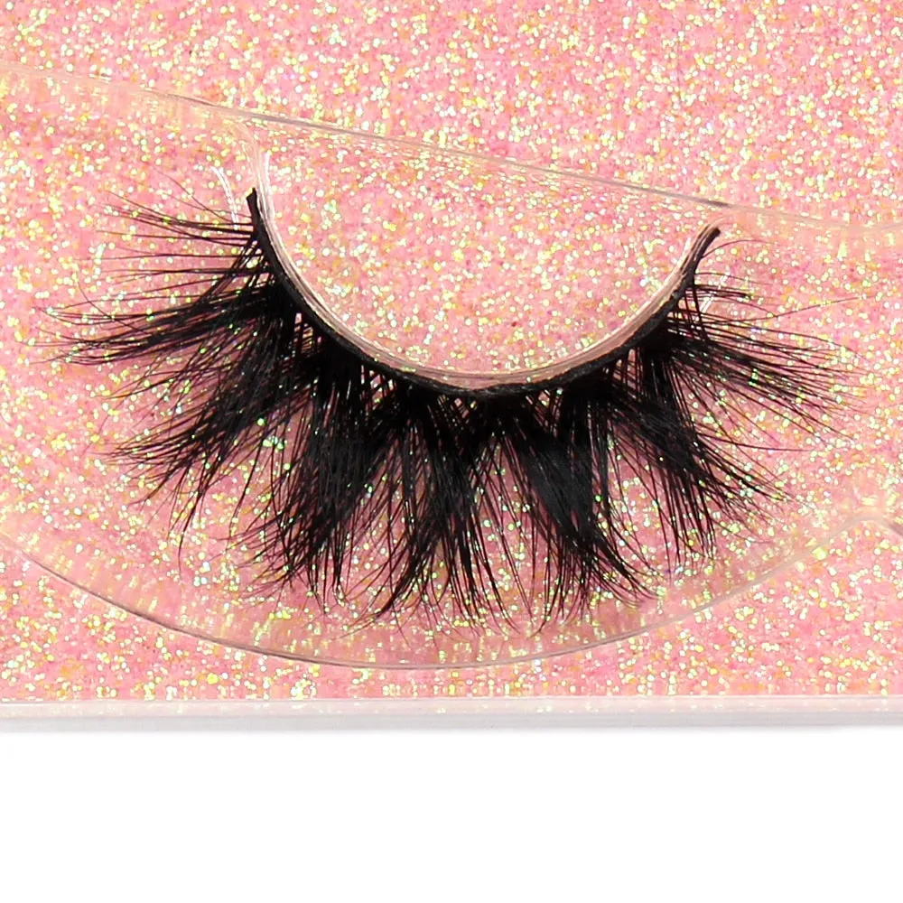 VenusFox Makeup Eyelashes 3D Mink Lashes Fluffy Soft Wispy Natural Cross Eyelash Extension Reusable Lashes Mink False Eyelashes