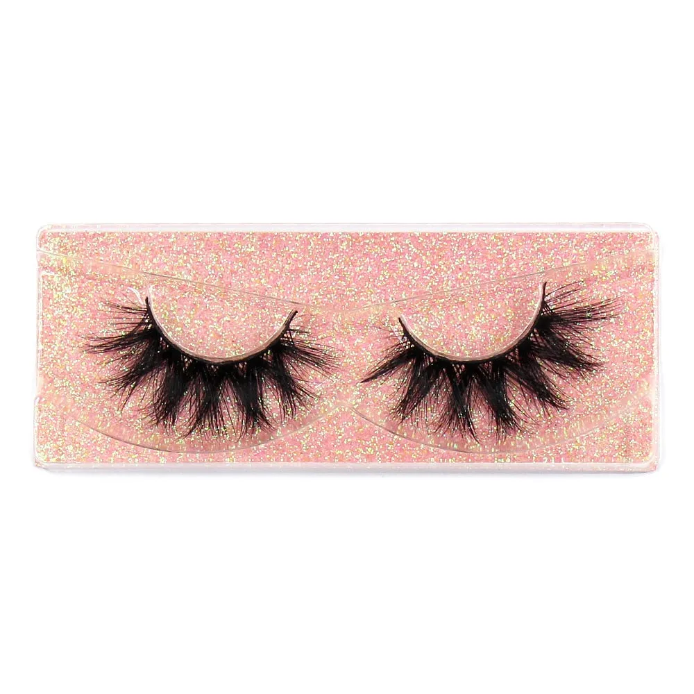 VenusFox Makeup Eyelashes 3D Mink Lashes Fluffy Soft Wispy Natural Cross Eyelash Extension Reusable Lashes Mink False Eyelashes
