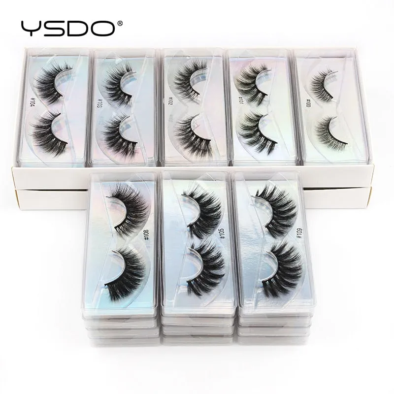 VenusFox Wholesale Lashes Dramatic 3D Mink Eyelashes Bulk 4/10/50/100/200 Pcs Natural Mink Lashes Long False Eyelashes Makeup Faux Cils