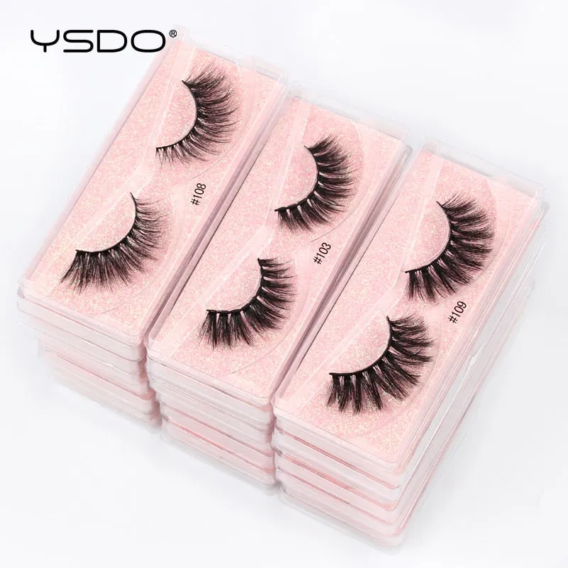 VenusFox Wholesale Lashes Dramatic 3D Mink Eyelashes Bulk 4/10/50/100/200 Pcs Natural Mink Lashes Long False Eyelashes Makeup Faux Cils
